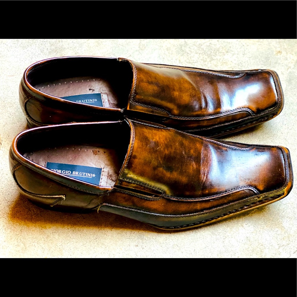 Brown, size 12, dress shoes